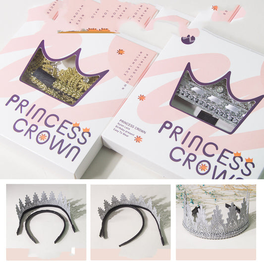 New Children's Crown Headband Crown Princess