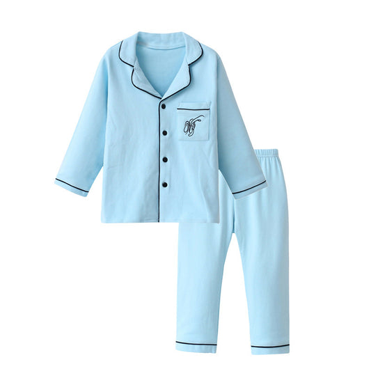 Children's pajamas cotton baby home service