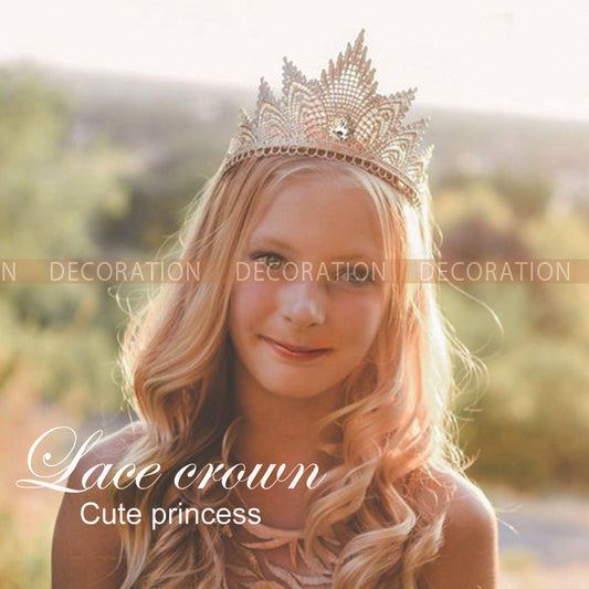 New European And American Children's Birthday Crown Hair Accessories Holiday Party