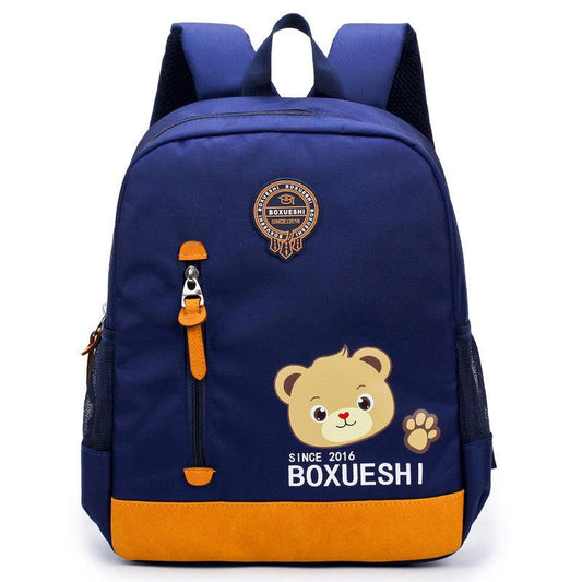 A cartoon bear nursery school schoolbag, schoolbag, schoolboy, boy and boy, baby boy and baby travel back - Almoni Express