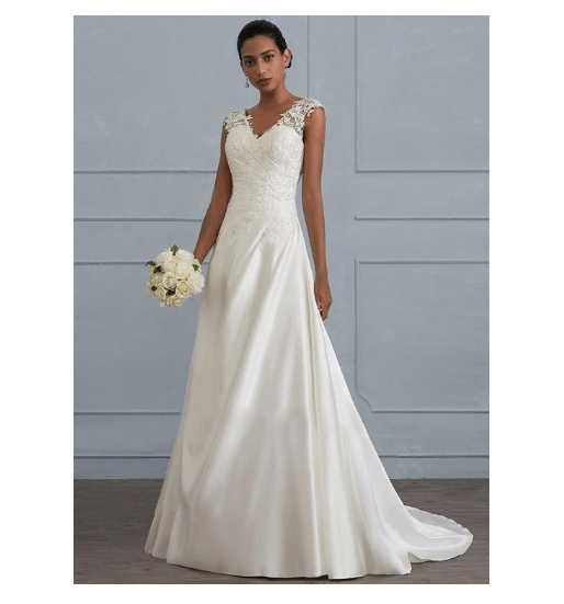 Autumn new white temperament lace dress European wedding bridesmaid backless low collar large size dress long skirt - Almoni Express