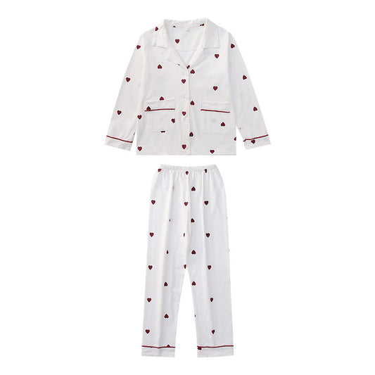 Children's Clothing Girls Pajamas Set Home Clothes Cute Printed Cartoon Two-piece Suit