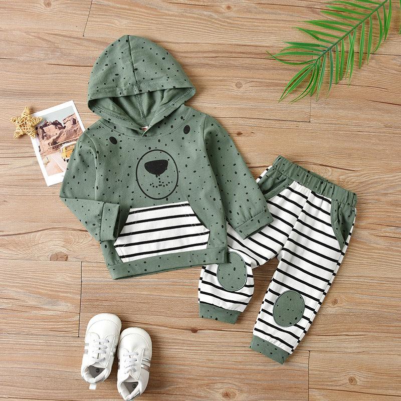 Boy's Hooded Spring And Autumn Clothing Thin - Almoni Express