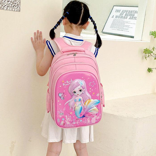 Cartoon Breathable Burden-reducing Children's Backpack - Almoni Express