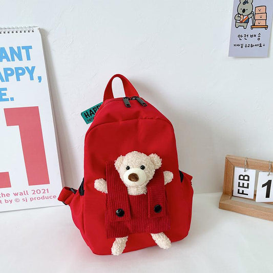 Cartoon Cute Little Bear Kindergarten School Bag - Almoni Express