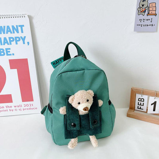 Cartoon Cute Little Bear Kindergarten School Bag - Almoni Express