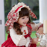 Children's Retro Long-sleeved Palace Dress - Almoni Express