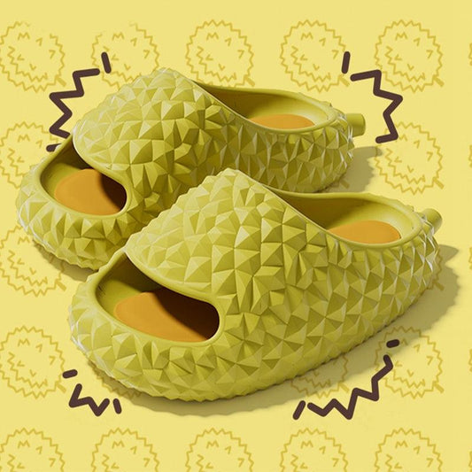 Durian Slippers Unique Design Peep-toe Home Shoes Cute Bathroom Slippers - AL MONI EXPRESS