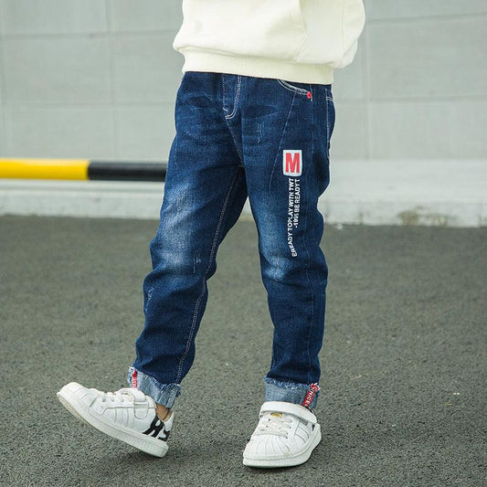 Fashion Jeans For Boys, Children, Korean Style, Long Pants - Almoni Express