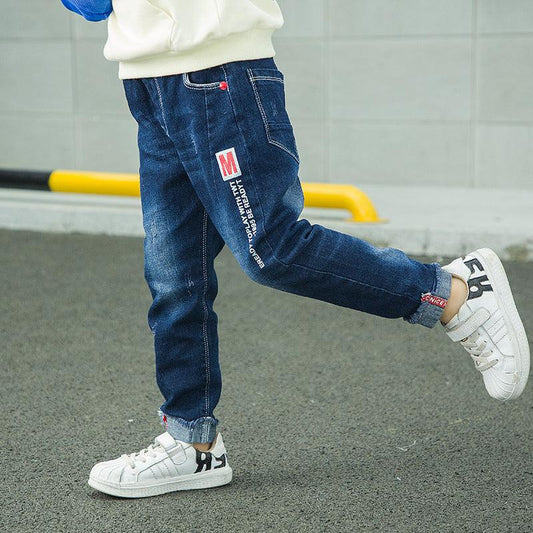 Fashion Jeans For Boys, Children, Korean Style, Long Pants - Almoni Express