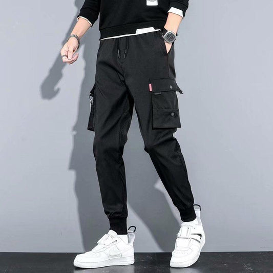 Ice Silk Spring And Summer Men's Casual Pants Men's Sports Overalls - AL MONI EXPRESS