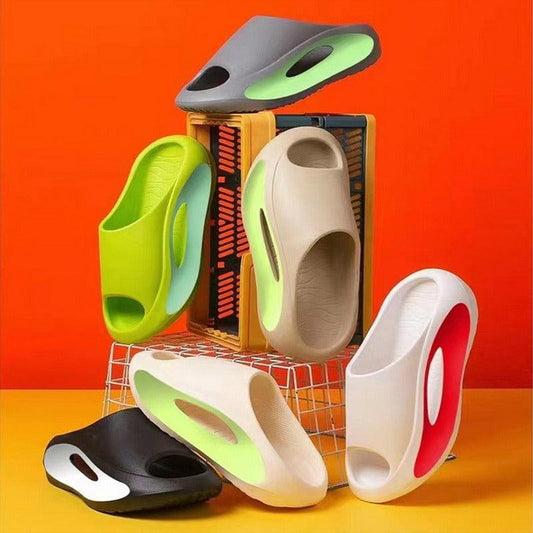 Ins Slippers Women Men Peep Toe Slipper Summer Hollow Unisex Sports Beach Shoes - AL MONI EXPRESS