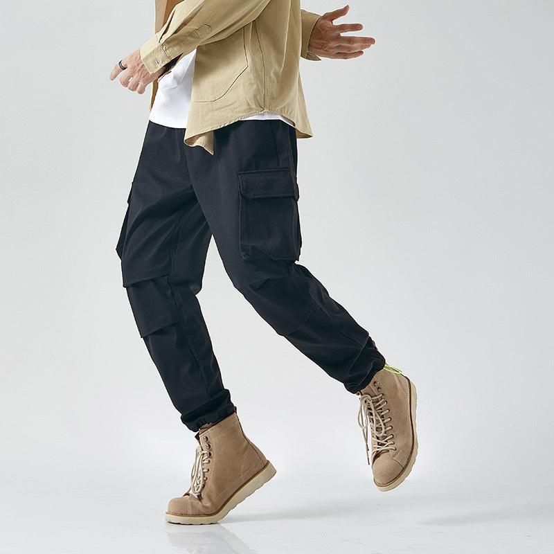 Japanese Trendy Brand Men's Casual Pants Multi-pocket - AL MONI EXPRESS