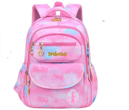 Kamida Primary School Schoolbag Female Sweet And Cute Gradient Backpack 1-3-6 Grade Large Capacity - Almoni Express