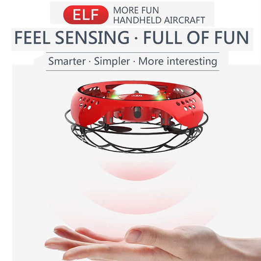 L101 UFO Interactive Drone Infrared Sensor Induction Quadcopter Intelligent Fly Hand Control Helicopter Children Magic Dron Toy - Almoni Express