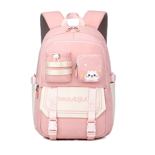 Large Capacity Schoolbag For Primary School Girls Cute - Almoni Express