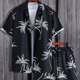 Men's 3D Digital Printing Casual Short-sleeved Shirt Shorts Suit - AL MONI EXPRESS