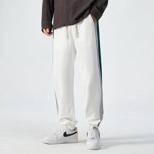 Men's Fashion Casual Ankle-tied Sports Loose Oversized Long Pants - Almoni Express