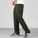 Men's Fashion Casual Multi-pocket Quick-drying Workwear Pants - Almoni Express