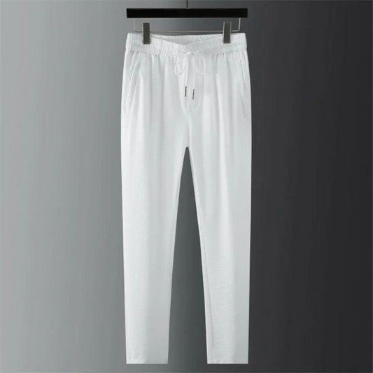 Men's Lightweight Fashion Short Sleeve Trousers Two Piece Set - Almoni Express