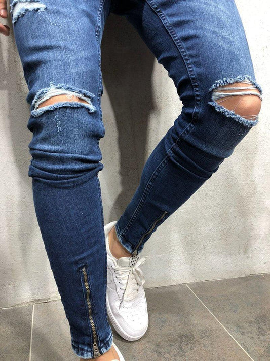 Men's ripped jeans - Almoni Express