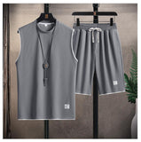Men's Summer Short Sleeve Shorts A Set Of Leisure Sports Suit - AL MONI EXPRESS