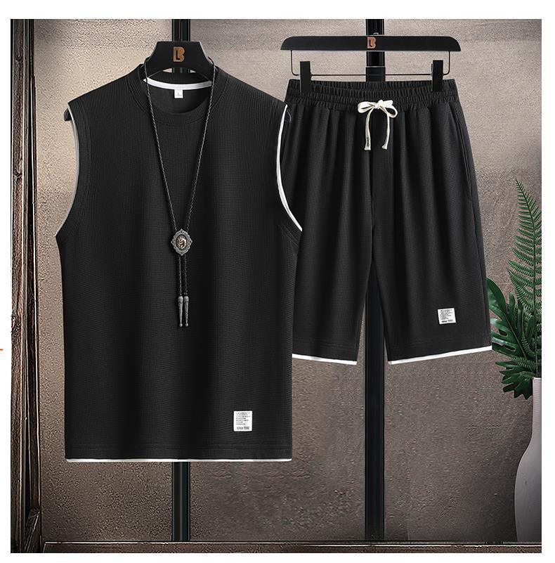 Men's Summer Short Sleeve Shorts A Set Of Leisure Sports Suit - AL MONI EXPRESS