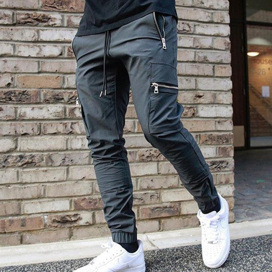Men's zipper multi-pocket trousers - AL MONI EXPRESS