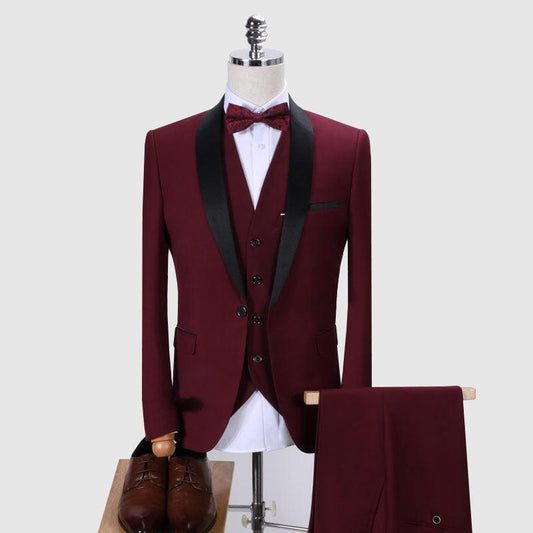Mens Suits 3Pcs Formal Casual Slim High Quality Stylish Sets - AL MONI EXPRESS
