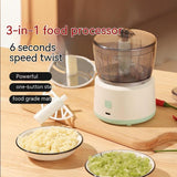 Mini Meat Grinder Household Electric Small Mixer Mincing Machine Automatic Multi-function Filling Intelligent Cooking Machine - Almoni Express