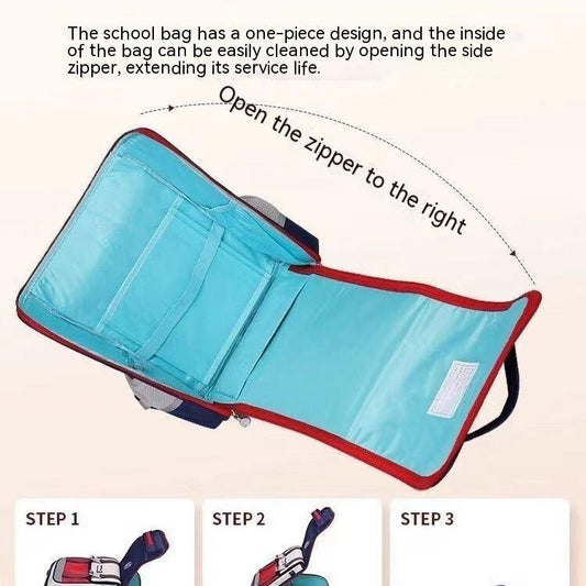 New Healthy Spine Protection Schoolbag - Almoni Express