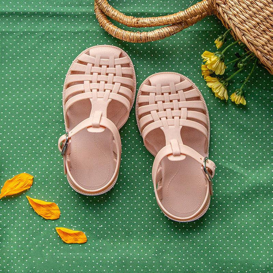 New Summer Children's Princess Children's Soft-Soled Baby Baotou Princess Shoes - Almoni Express