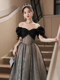 Off-shoulder Evening Dress High Sense Annual Birthday Performance Princess Dress - Almoni Express