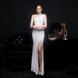 Party Evening Dress Sexy Long Section Was Thin Toast Bride - Almoni Express
