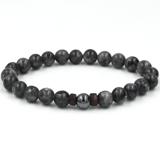 Personality Men's Black Volcanic Stone Bracelet - AL MONI EXPRESS