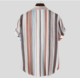 Printed Casual Men's Short-sleeved Shirt - AL MONI EXPRESS