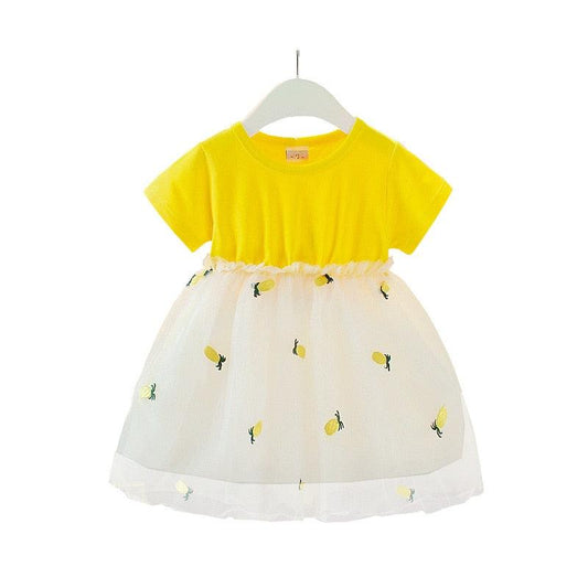 Small and medium girl pineapple skirt - Almoni Express
