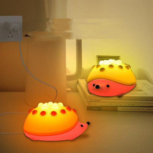 Squeeze Bubble Little Hedgehog Silicone Ambient Light - Almoni Express