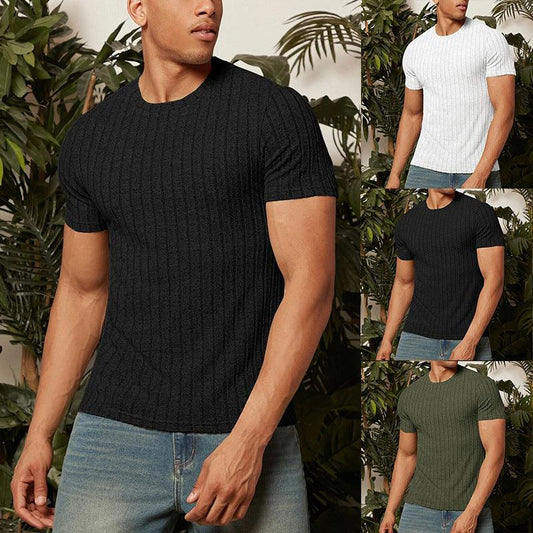 Summer Original Collar T-shirt Summer Mens Clothing - AL MONI EXPRESS