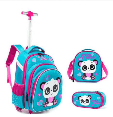 Three-piece Trolley Bag For Primary School Students - Almoni Express