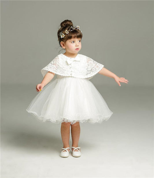 Two Sets Of Female Baby, Baby, One Year Old, 100 Days Wedding Dress, Princess Silk Dress - Almoni Express