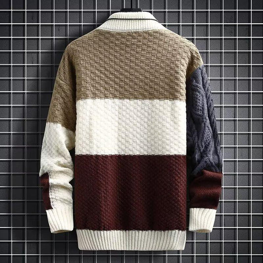 Wind Lazy Long Sleeve Pullover Casual Sweater Man - Almoni Express