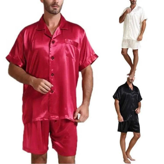 Wish Hot Sale Men's Solid Color Home Service Men's Pajamas Set - AL MONI EXPRESS