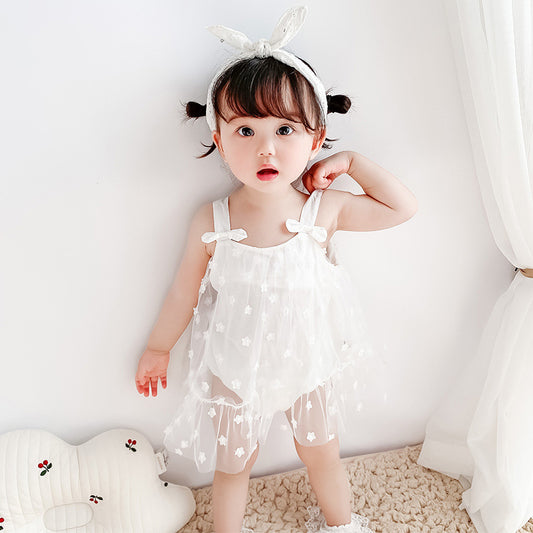 Dress Summer Small Sling Princess Dress Korean Version Of Fart Clothes Children's Clothing