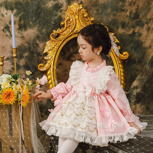 Girls Princess Dress Spanish Skirt Baby Pettiskirt