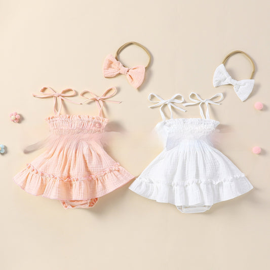 Popular Korean Style Sling Baby's Gown Casual All-matching